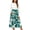 Z-White Leaf, variant on UVN Summer Dresses for Women Short Sleeve Ribbed Casual Midi Dress Ladies Floral Print Sundress with Pockets