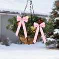 thumbnail image 4 of Clearance Under $1 Satin Bow Ornament, Pre Tied Decorative Bow for Tree and Wreath, 4 of 4