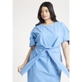 thumbnail image 4 of ELOQUII Women's Plus Size Cross Front Flutter Sleeve Dress, 4 of 6