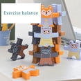 thumbnail image 4 of Wooden Bear Board Game Party Toy Balance Blocks Stacking Game Kids Education Toy Desktop Game, 4 of 7
