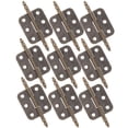 thumbnail image 1 of unbranded 10Ud Bisagras Antiguas De Hierro Para Gabinete Y Cajones En Estilo Retro Color Marrón, 1 of 6