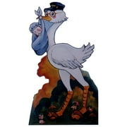 Advanced Graphics 320 Stork with Baby Boy- 4'x 4" Cardboard Standup