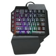 thumbnail image 4 of Oubit Clavier de Jeu, Clavier à une Main pour Clavier PUBG Clavier de Jeu Gauche Design Convivial, 4 of 9