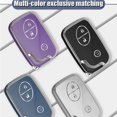 thumbnail image 7 of Key Fob Cover Compatible with Lexus CT200H ES350 Keychain Case Holder Protector,B Pink Purple, 7 of 7