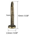 thumbnail image 2 of Uxcell Carbon Steel Tiny Nail Copper Plating for DIY Decorative Wooden Boxes 0.39"x0.09" Bronze 300pcs, 2 of 5