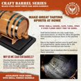 thumbnail image 3 of Barril de añejamiento de roble Thousand Oaks de 1 L con soporte y espita, 3 of 8