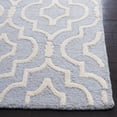 thumbnail image 4 of SAFAVIEH Cambridge Julian Geometric Wool Area Rug, Light Blue/Ivory, 8' x 10', 4 of 12