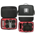 thumbnail image 1 of Waterproof Carrying Case for DJI Avata 360 Fly More Combo, Portable Storage Bag with Red Interior, Shockproof Travel Box for RC 2 Controller, Charging Hub & Batteries, 1 of 8