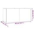 thumbnail image 5 of vidaXL Planter 80x40x40 cm Corten Steel, 5 of 5