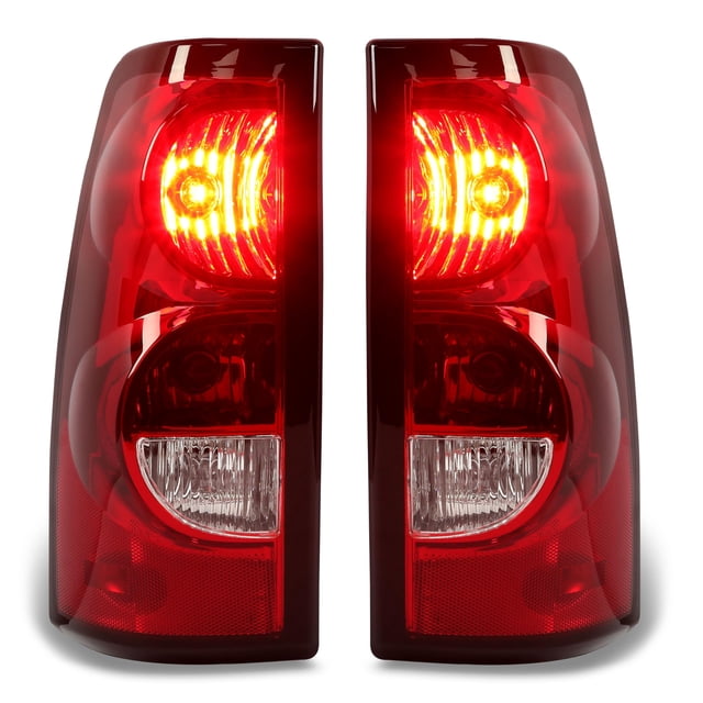 Luces traseras HECASA Chevy Silverado 2003-2007 rojo/transparente