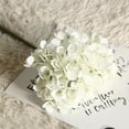 thumbnail image 4 of Toystoory 4x Elegancia sin esfuerzo Fácil de limpiar Flores artificiales de boda Flores y plantas de imitación Flor falsa Decoración del hogar blanco, 4 of 6
