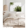 thumbnail image 3 of Sage Green Wall Art for Living Room,Canvas Picture Wall Decor for Bathroom Bedroom,Boho Modern Floral Abstract Ombre Leaf White Painting Artwork for Office Kitchen Hallway Dining Room Decor 20"x24", 3 of 8