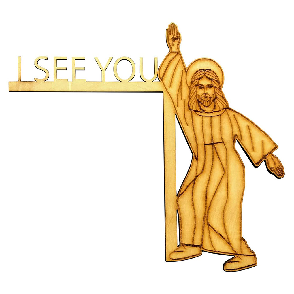 Jesus Door Corner, Creative Home Decor Jesus Logo Jesus Door Frame