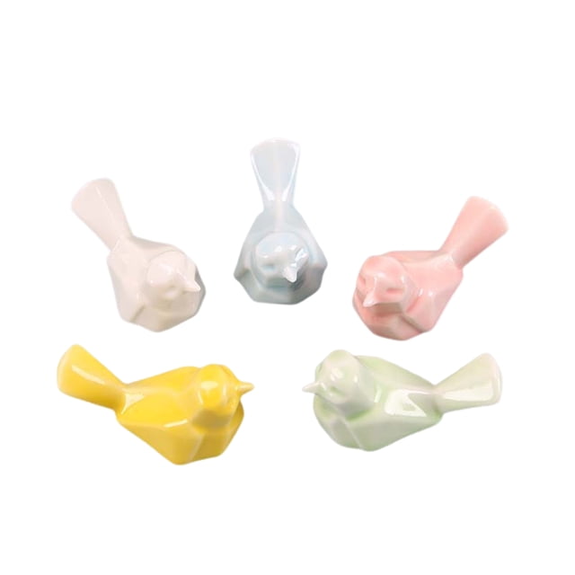 Ceramic Chopstick Ceramic Bird Chopstick Holder Handcrafted Kitchen Decor Pen Holder High Temperature Resistance Small Ornament Bonsai Pot Plants Easy