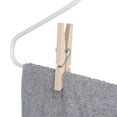 thumbnail image 6 of Mainstays Wooden Moisture Resistant Dry Laundry Clothespins, 50 Count, Natural Color Clothes Pins, 6 of 7