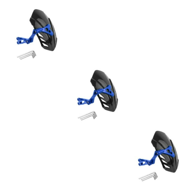 VONKY Convenient Accessories Rear Mudguard For Motorcycle Simplify Ride Motorcycle Rear Mudguard blue 3Set