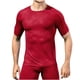 thumbnail image 2 of Tops para hombre, blusas y camisas de manga corta con cuello redondo para hombre, blusas deportivas de secado rápido de color liso para hombre, blusas de manga corta con cuello redondo para hombre, 2 of 6