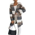 thumbnail image 2 of Cárdigan De Manga Larga Para Mujer Fácil De Combinar Cárdigan De Punto Casual De Moda Para Mujer Otoño Invierno Para Fiesta Para El Trabajo ANGGREK Ropa, 2 of 8