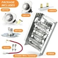 thumbnail image 2 of Beaquicy Dryer Heating Element Kit 279838 with Thermostat for Whirlpool Dryer, 2 of 7