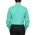 thumbnail image 3 of Berlioni Classic Regular Fit Solid Button Up Long Sleeve Pocket Work Dress Shirt, 3 of 5
