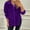Purple, variant on Fznquz Trendy Women Tshirt Long Sleeve Button Down Blue Tops 2025 Casual Loose Fit Womens Clothes XXL