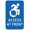 Warning Sign 4, variant on New York Handicap Parking Access At Side Right Arrow Sign - 8"x12", Metal Security Decor for Home, Business