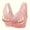 Pink, variant on purcolt Women's Front Close Shaping Wirefree Bras, Plus Size Comfort Seamless Bralettes Full-Coverage Wireless Push Up Bra Stretch Lightly Lined Breathable Brassiere Everyday Underwear