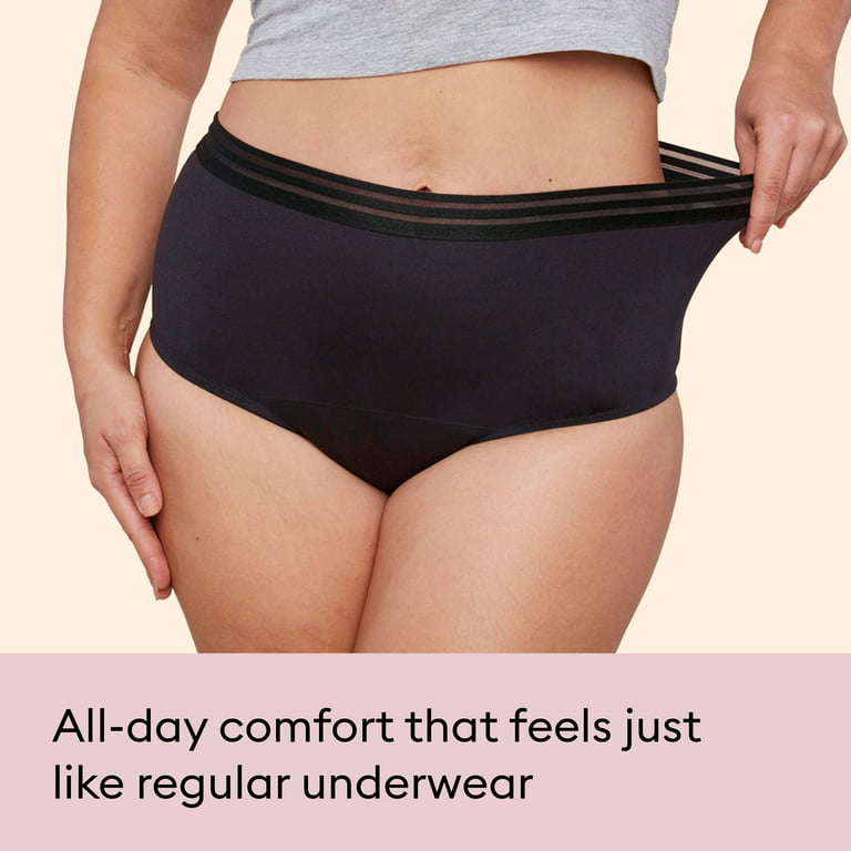 Thinx For All Plus Size period proof hi-waist brief with super