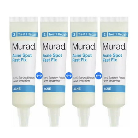 Murad Acne Spot Fast Fix 0.25 fl oz / 7.5 ml each (4 Tubs) New No Box