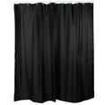 thumbnail image 2 of Doublure de Rideau de Douche Imperméable en Polyester Lavable pour Salle de Bain avec Crochets Doublure de Douche Noire, 2 of 7