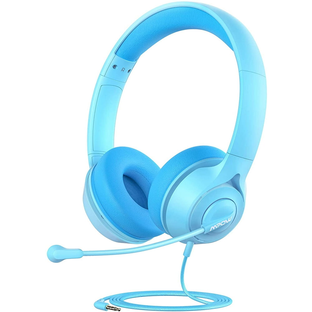 Mpow LH1 Kids Headphones with Microphone, Kids Online Learning Headset