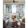 thumbnail image 6 of Green Spring Leaves Blackout Curtains for Bedroom Living Room Darkening Curtains 63 Inches Long Summer Pastoral Botanical Plants Window Curtain 2 Panels Set Window Treatment Grommet Drapes 42"x63", 6 of 9