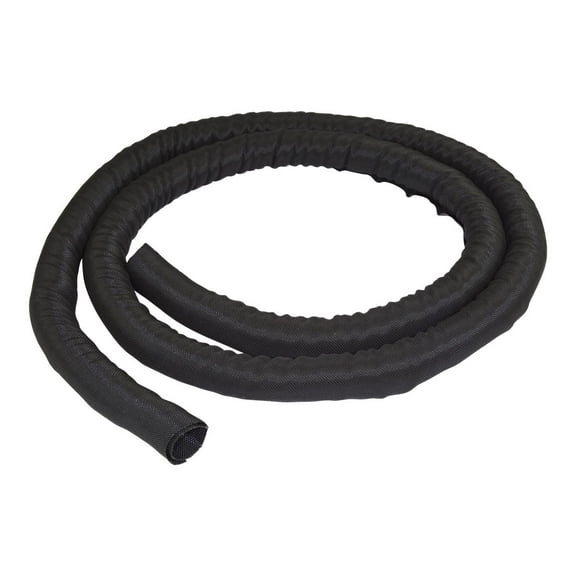 StarTech Cable Management Sleeve - 2 m - Cable Organizer - Flexible Cable Cover - Trimmable Fabric Cord Hider - Cord Management (wkstncm)