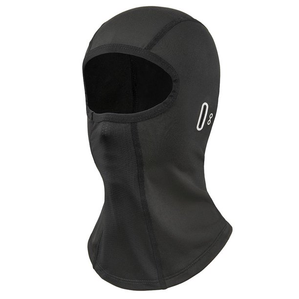 Cubierta de cara completa para bicicleta, transpirable, cálida, cubierta para cara de ciclismo, pasamontañas (negro)