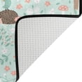 thumbnail image 4 of FREEAM Forest Fox Deer Bear Mushroom Rabbit Bunny Area Rug Mat for Living Dining Dorm Room Bedroom Home Decorative 7' x 5', 4 of 6