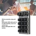 thumbnail image 4 of Programmable Macro Keyboard, Mini Keypad Multifunctional Shortcut One Handed Wired USB with RGB Light for PC, 4 of 8