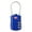 4Blue, variant on 4Black Combination Lock Security Password Padlock Aluminum Alloy With 3-Digit Code Setting Lightweight Durable Construction And Anti-Rust Material For Travel Luggage Bicycles Daily Use 3X2