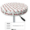thumbnail image 4 of Pofeuu Christmas Train Print Round Bar Stool Covers - Super Soft and Washable Elastic Stool Cushion Slipcover Easy Clean Velvet-12 inch, 4 of 7