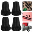 thumbnail image 1 of YOSADIER 10pcs Cane Feet TPR Black WearResistant Tips for Outdoor Enthusiasts Camping, 1 of 8
