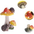 thumbnail image 3 of Fairy Mushroom Miniature Mushrooms Ornaments Hedgehog Outdoor Mushroom Figurine Fairy Garden Accessories Decor Small Garden Decoration, 3 of 4