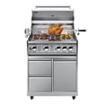 thumbnail image 2 of Pemberly Row Armoire Extérieure en Acier de 32 Pouces pour Gril BBQ Intégré avec 2 Tiroirs, 2 of 8
