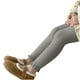 thumbnail image 2 of Odeerbi 3-8 Años Niñas Mallas de Punto de Canalé Pantalones Elásticos de Invierno Pantys Cálidos Pantalones Calcetines, 2 of 7
