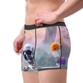 thumbnail image 2 of Kdxio Men's Boxer Briefs with Mist Sunflower Skull Print - Comfortable and Breathable Underwear for Everyday Wear, 2 of 5