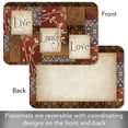 thumbnail image 4 of CounterArt "Spice of Life" 4 Pack Reversible Flexible Plastic Tabletop Placemats, 4 of 8