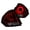 Red & Smoke, variant on Smoke Halo Style Fiber Optic LED Tail Lights for 2006-2013 Chevy Impala