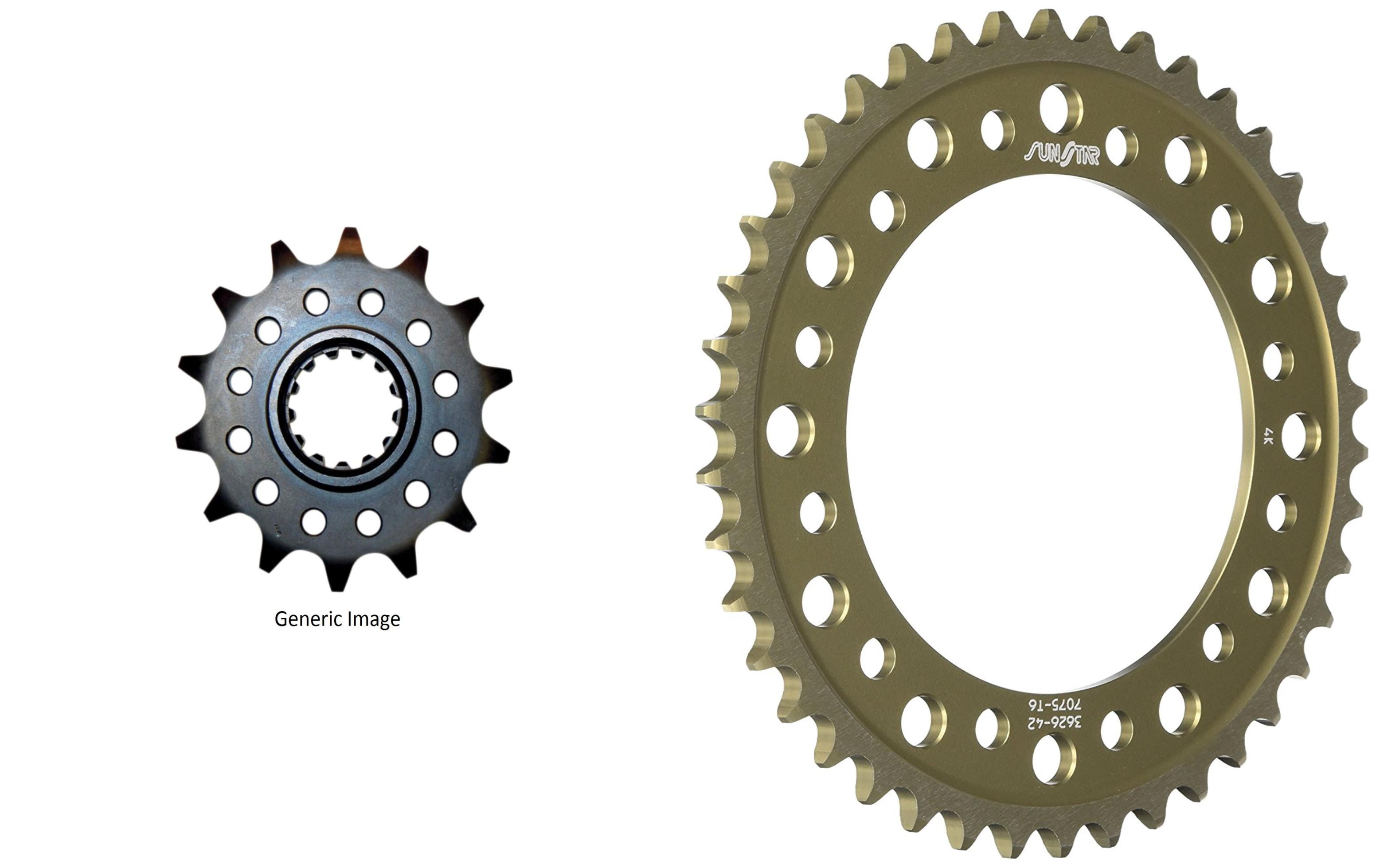 SUNSTAR Front & Rear Sprocket Kit for Street HONDA CBR1000RR 20062007
