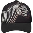 thumbnail image 1 of Animal Zebra Baseball Cap Classic Golf Cap Soft Dad Hat Multicolor Adjustable Low Profile Hat Unisex, 1 of 6