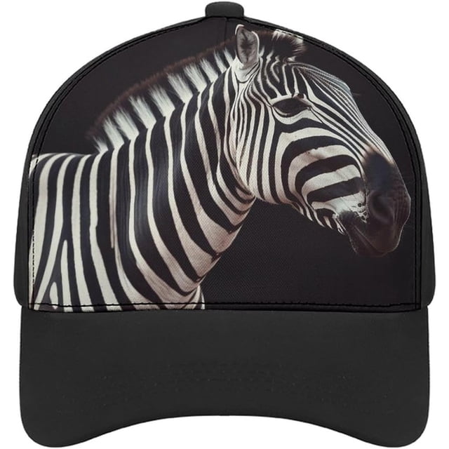 Animal Zebra Baseball Cap Classic Golf Cap Soft Dad Hat Multicolor Adjustable Low Profile Hat Unisex