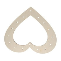 Heart Shaped Wood Wreath Base For Diy Crafts Decorative Wood Wreath Form Ideal For Valentine Day Weddings And Home Decor
