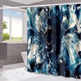 thumbnail image 1 of Cortina de ducha impermeable simple moderna, lavable a máquina, secado rápido, 180x180 cm para bañera o baño TUNC Sencillez, 1 of 5